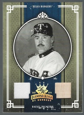 Rafael Palmeiro 2005 Diamond Kings Mates Gold B&W Rgr Bat-Pants 14/50 Card# 418 - Image 1 of 4