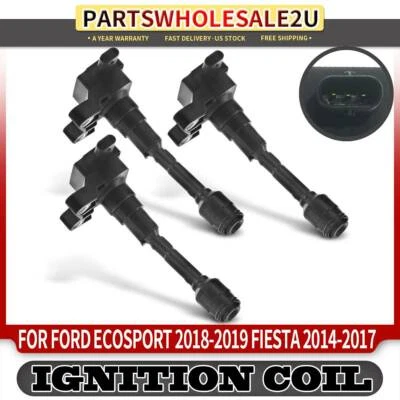 3x Ignition Coils for Ford EcoSport 2018-2021 Fiesta 2014 2015-2017 L3 1.0L 1.5L - Imagen 1 de 4