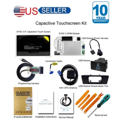 Kit de actualización USA SYNC 2 a SYNC 3 3.4 para Ford Sync3 Carplay 2025 Foto 1 de 4
