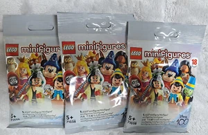 LEGO Minifigure Disney 100 3EA 1SET Sealed New - Picture 1 of 4