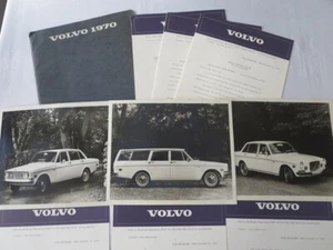 1970 Volvo Press Kit Brochure with Photos 144 145 Station Wagon 164 - Picture 1 of 7