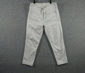 Ice Iceberg Vintage Women's White Cropped Capri Denim Trousers Pants 6 8 S - Picture 1 of 15