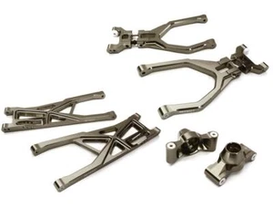 Grey Billet Machined Rear Suspension Upgrade for Traxxas 1/10 Scale Summit 4WD - Picture 1 of 1