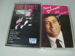 Pair of Tony Bennett Cassette Tapes My Best to You Top Ten Count Basie Orchestra - Imagen 1 de 4