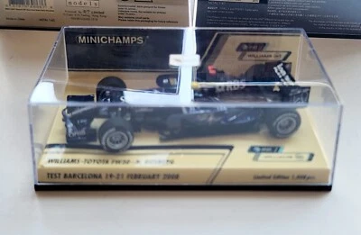Minichamps 1:43 2008 Williams Toyoya F1 FW30- Barcelona Test Nico Rosberg v1 - Image 1 of 3