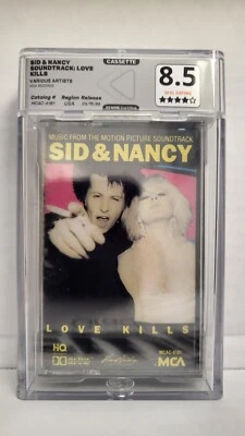 1986 Sid & Nancy Love Kills Sealed Cassette Rewind Certified 8.5 Seal Rating 4/5 - Image 1 of 4