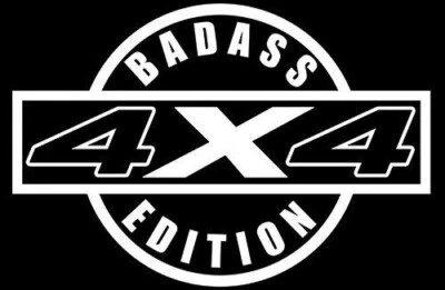 Calcomanía adhesiva "4x4 Badass Edition" SE ADAPTA A: Ford Raptor, F150, Expedition Foto 1 de 3