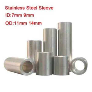 ID 7mm 9mm OD11mm 14mm Stainless Steel Shaft Bushing Steel Bushing Guide Sleeve - Picture 1 of 12