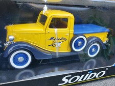Mira Solido 1936 Ford Pickup Truck Michelin Tire Delivery 1:18 Diecast Model