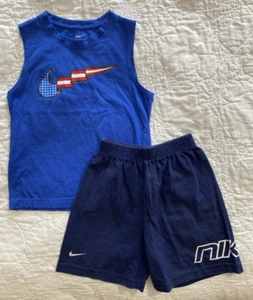 Child Nike Short & Sleeveless T-Shirt Set Outfit, Large (7) - Picture 1 of 4