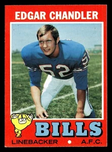 1971 Topps Edgar Chandler #86 EX-MT Buffalo Bills Rookie - Bild 1 von 2