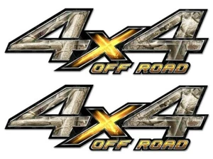 4x4 OFF ROAD Truck Side Decals -  Camouflage Decal 2 pack Truck Camo a001OR - Picture 1 of 3