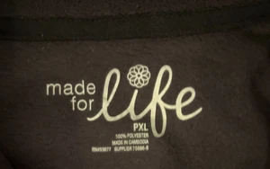 Made for life Women Black PXL Fleece Pullover Half Zipper Jacket - Picture 1 of 2