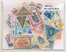 Costa Rica US 200 Briefmarken Verschiedene
