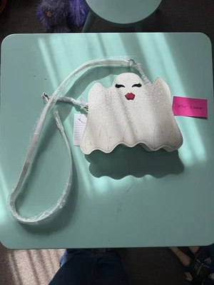 Betsey Johnson Halloween 'XOBOO" GHOST Kitsch Crossbody Bag/Purse NWT - Image 1 of 4