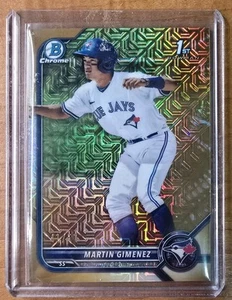 Martin Gimenez - 2022 Bowman Chrome 1° Bowman Prospect - ORO MOJO #41/50 - Foto 1 di 2