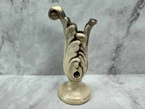 Vintage Red Wing 529 Candle Holder Candlestick Rumrill Ancanthus Leaf 6 1/4" - Picture 1 of 7