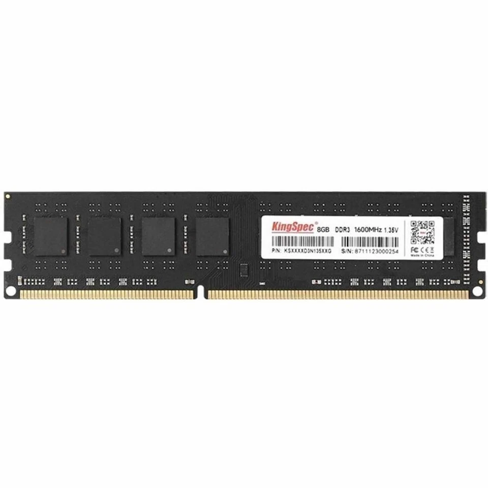 DDR3L 8GB 1600MHZ 1.35V RAM Module For Fixed Desktop Computer Non-ECC DIMM - Image 1 of 1