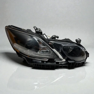 LEXUS GS300 GS350 430 2006-2011 LADO DEL PASAJERO XENÓN OCULTO FARO LÁMPARA NEGRO Foto 1 de 4