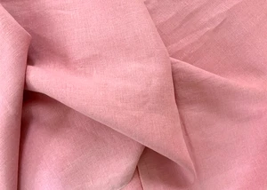 NUEVO Tela de toalla de cocina vintage ROSA mezcla de lino/lino - 4 yardas - Imagen 1 de 4