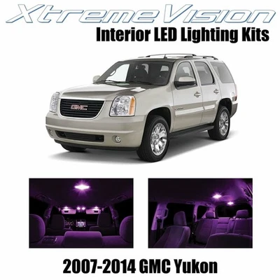 LED interno XtremeVision para GMC Yukon 2007 - 2014 (12 peças) rosa - Imagem 1 de 4