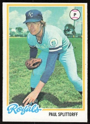 1978 Topps #638 Paul Splittorff   - FREE SHIPPING - Image 1 of 2