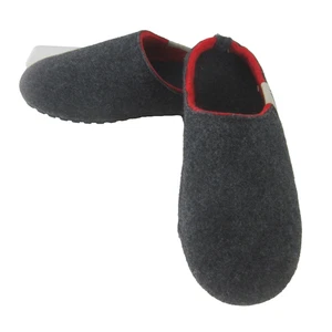 Gumbies Outback Grey Indoor Slip On Slippers Unisex Womens 8 Felted Wool Mens 7 - Picture 1 of 13