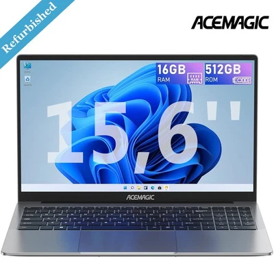 ACEMAGIC 15,6 Zoll FHD Laptop Intel 12th N97 16GB DDR4 512GB SSD Notebook BT5.0 - Bild 1 von 4