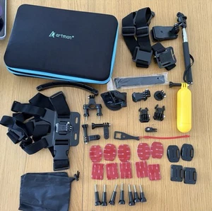 Artman Action Camera Accessories Kit 60-in-1 Compatible With - Picture 1 of 11