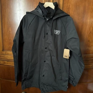Vans CA Torrey Hooded MTE Jacket Black Windbreaker Skateboard Size MEDIUM NWT! - Picture 1 of 9