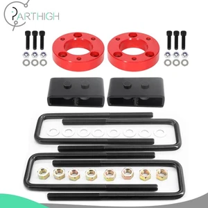 Fits 2004-2020 Ford F150 2WD 4WD 2" Front 1.5" Rear Leveling Lift Kit Red Spacer - Picture 1 of 11