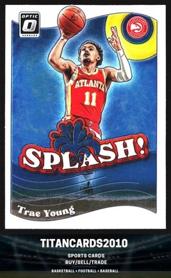 Trae Young 2023-24 Donruss Optic Splash Atlanta Hawks #1 Foto 1 de 2