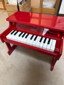 KORG Digital Tiny Piano 25 Mini Keyboards für Kinder rot Spielzeug Hobby gebraucht - Bild 1 von 8
