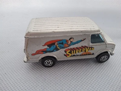 Vintage Diecast 1978 Superman Supervan Corgi Juniors U.S Van Comic DC Chevy Rare - Image 1 of 4