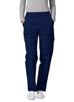 Adar Women Doctor Nurse Uniform Natural-Rise Multi Pocket Cargo Tapered Leg Pant - Image 1 of 4
