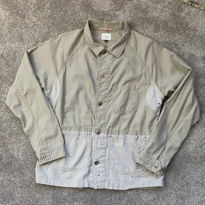 Rare Apolis Global Citizen USMC Military Linen Off White Chore Unlined Jacket S - Picture 1 of 14