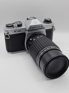 Asahi Pentax K1000 SLR with Pentax SMC 75-150mm f/4 Lens – Good Used Condition - Picture 1 of 10