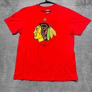 Camiseta para hombre Reebok Chicago Blackhawks #88 Patrick Kane equipo de hockey sobre hielo L roja - Imagen 1 de 7