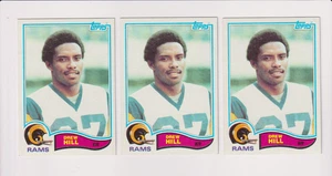 ERROR MAL TRASERO 1982 Topps - Front Drew Hill, Back Bill Neill 3 copias - Imagen 1 de 2