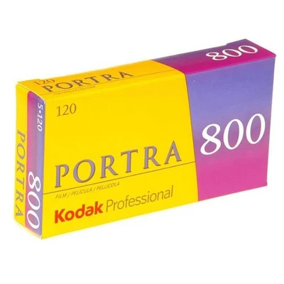 Kodak 812 7946 Professional Portra 800 Color Negative Film 120 (ISO 800) 5 Ro... - Image 1 of 2