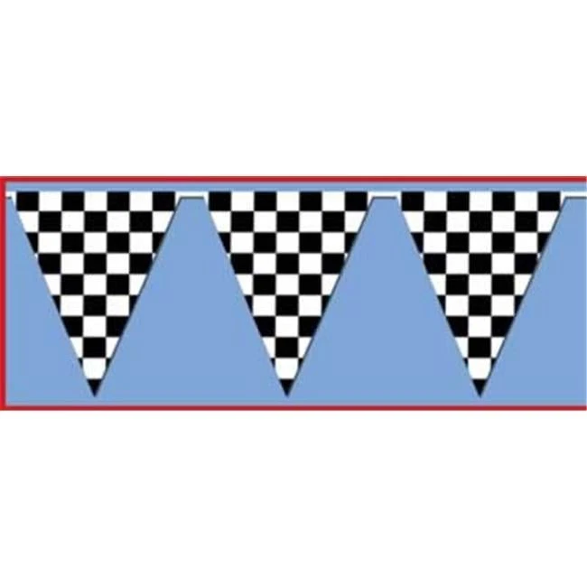 Beistle - 50703 - Banderín a Cuadros Exterior - Paquete de 12 Foto 1 de 1