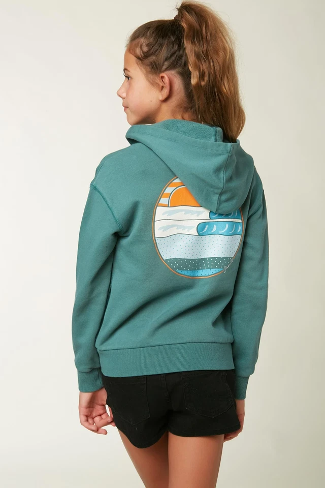 O'NEILL "LOU" NIÑAS CREMALLERA SUDADERA CON CAPUCHA SURF PLAYA SUDADERA MEDIANA 8/10 Foto 1 de 4