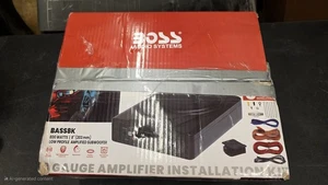 Boss Audio BAB8 Black 8" Low Profile Monoblock 800 Watts Amplified Car Subwoofer - Picture 1 of 17