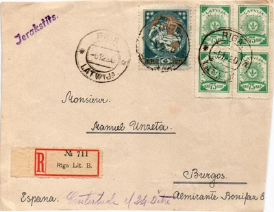 Letonia 1920 frontal matriculada de Riga a Burgos (España) (3708) Foto 1 de 2