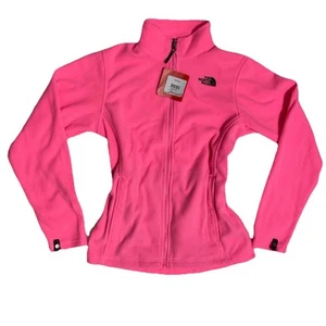 Hot pink North Face Fleece Zip-Up Jacket (Kids XL) - Picture 1 of 4