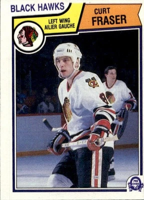 1983-84 O-Pee-Chee SET BREAK #102 Curt Fraser NMMT - Image 1 of 2