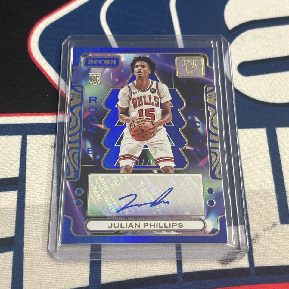 2023-24 Panini Recon - Rookie Recon Signatures Blue #RRS-PHL Julian Phillips /75 - Image 1 of 2