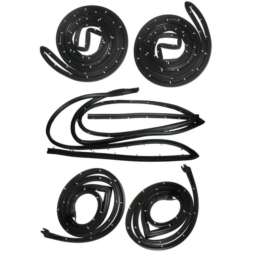 Rubber Weatherstrip Seal Kit Set Front Sliding Cargo Door for GM Van - Image 1 of 4
