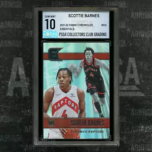 2021-22 Panini Chronicles Essentials #332 Scottie Barnes RC TOR Raptors PSGA 10 - Picture 1 of 3