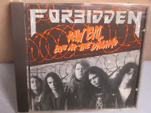 Forbidden - Raw Evil Live At Dynamo ( CD- 1989 - Combat – 88561-2009-2 ) - Picture 1 of 4